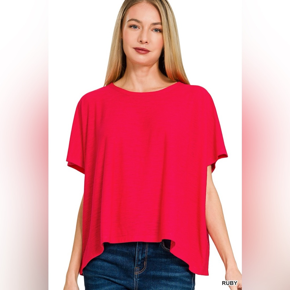 Zenana Round Neck Short Sleeve T-Shirt